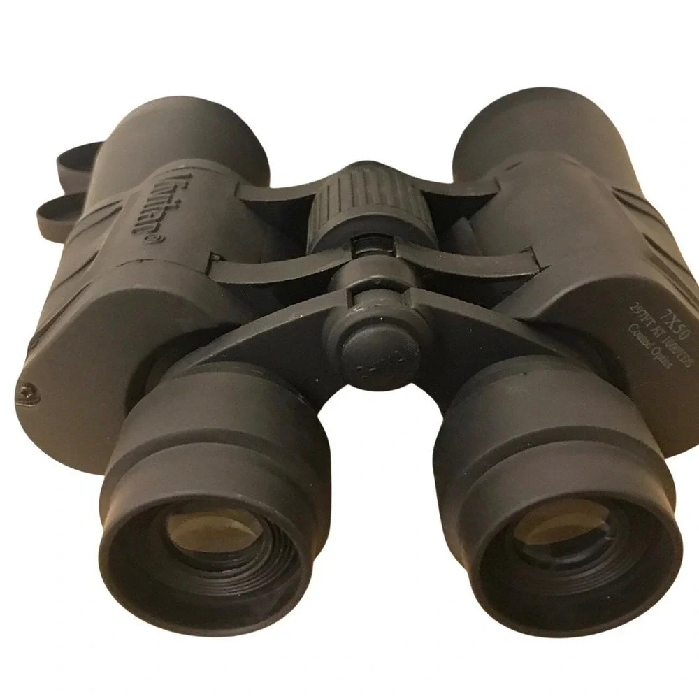 Vivitar‎ Vintage 7x50 Binoculars Carrying Case Lens Caps Coated Optics Outdoor